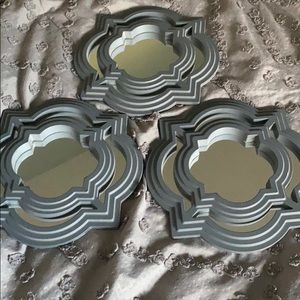 Set of 3 mirrors